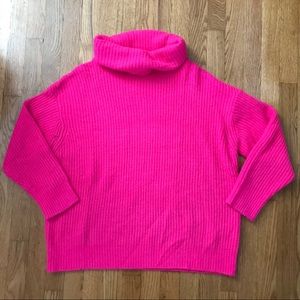 VGUC Barbie Pink Turtleneck Sweater